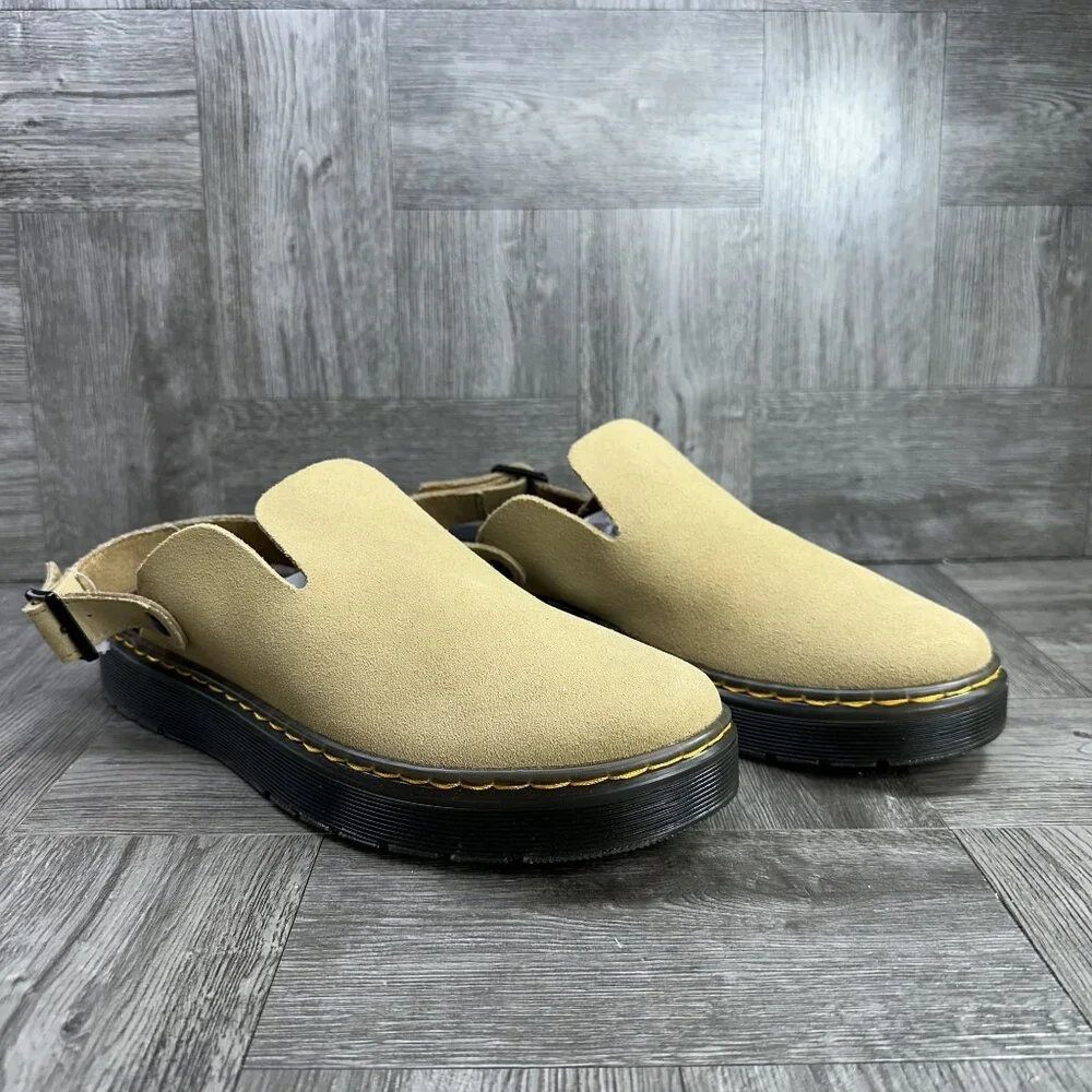 Dr. Marten's Carlson Men's size 10 Savannah Tan Sling Back Mule - Picture 5 of 9